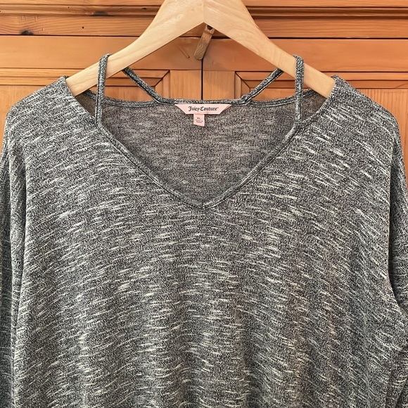 NWT Juicy Couture super soft rayon blend light sweater, size XL, hi/lo hem - Picture 2 of 13